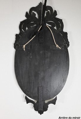 Venetian Oval Mirror, 1940s for sale at Pamono