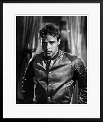 Brando in A Streetcar Named Desire, 1951 / 2022, Black and White