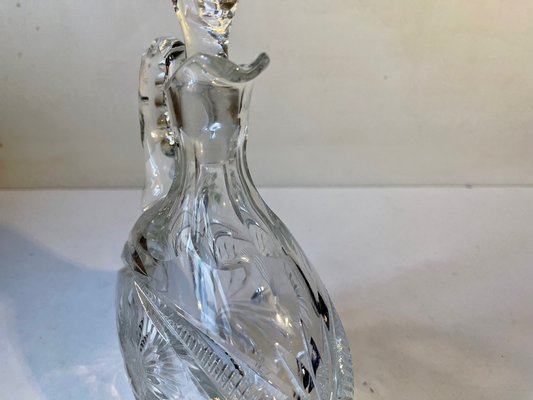 French Cut Crystal Decanter from Cristal De Lorraine, 1950s