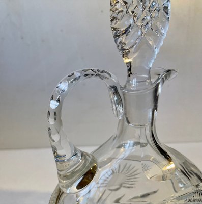 【美品】CRISTALLERIE LORRAINE グラス デカンタ フランス製 ヴィンテージクリスタルグラス ワイングラス クリスタルリー