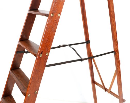 Chaise échelle 3 marches, escabeau, pliable, échelle de tabouret en bois de  pin
