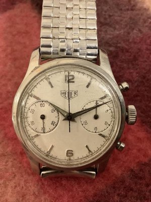 Orologio modello Chrono di Heuer Chrono anni 60 circa
