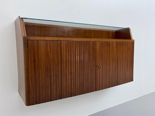 Italian Wall Mounted Credenza by Paolo Buffa for Serafino Arrighi 1950s
