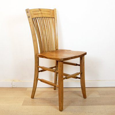 Vintage Spanish Office Chair in Oak 1940s