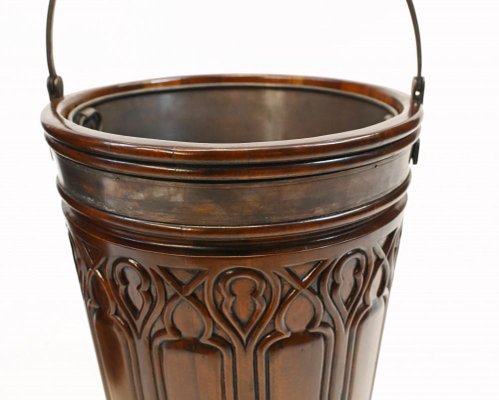 Pair of Regency Mahogany Peat Buckets or Planters Pair of Regency Mahogany Peat Buckets or Planters
