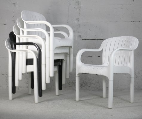 French Armchairs by Pierre Paulin for Allibert, 1980, Set of 6 for sale at  Pamono