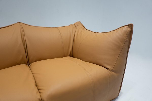 Mid-Century Modern Cognac Leather Bambole Sofa by Mario Mid-Century Modern Cognac Leather Bambole Sofa by Mario