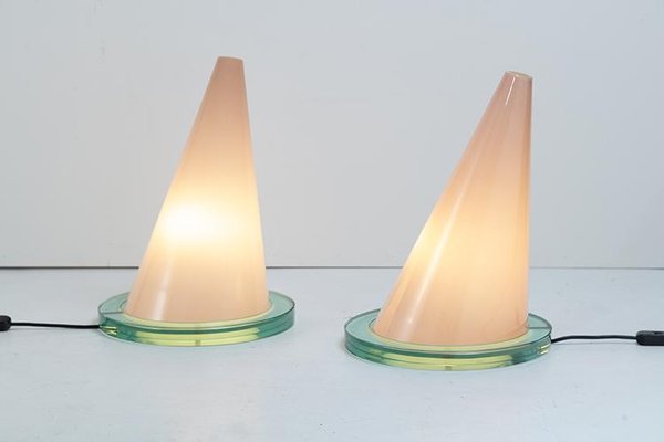 Oz Lampen von Fontana Arte, 1981, 2er Set bei Pamono kaufen