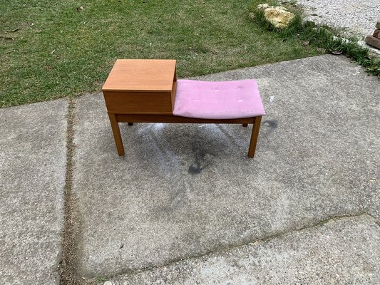 1960 telephone table online with seat