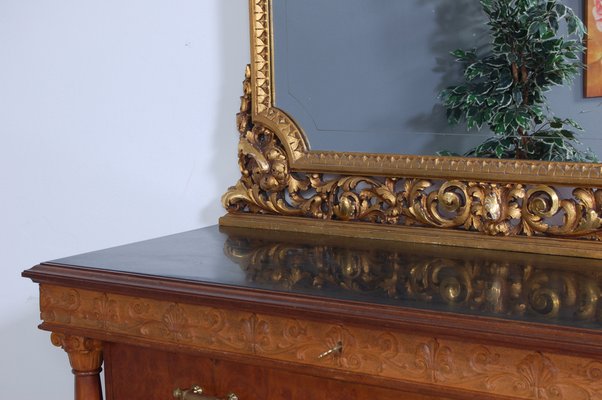 Large Liberty Dresser with Drawers and Mirror with Gilt Frame, 1940s for  sale at Pamono