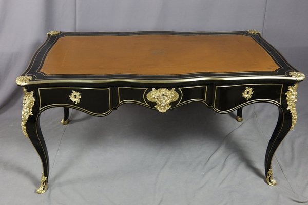 Wood and cheap gold desk