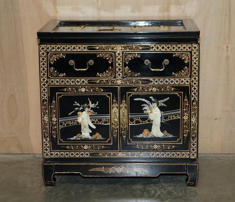※時刻表　asian vintage cabinet Vintage Chinese Side Cabinet for sale at Pamono
