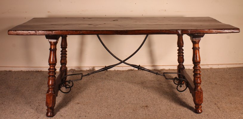 17th Century Spanish Trestle Table 17th Century Spanish Trestle Table
