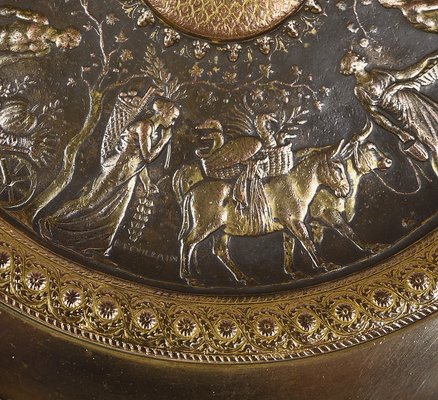 19th century Gilt Bronze Tazza Cup by F. Levillain, F. Barbedienne