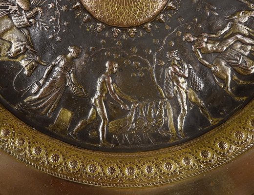 19th century Gilt Bronze Tazza Cup by F. Levillain, F. Barbedienne