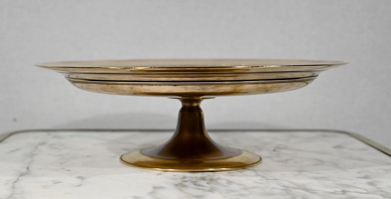 19th century Gilt Bronze Tazza Cup by F. Levillain, F. Barbedienne