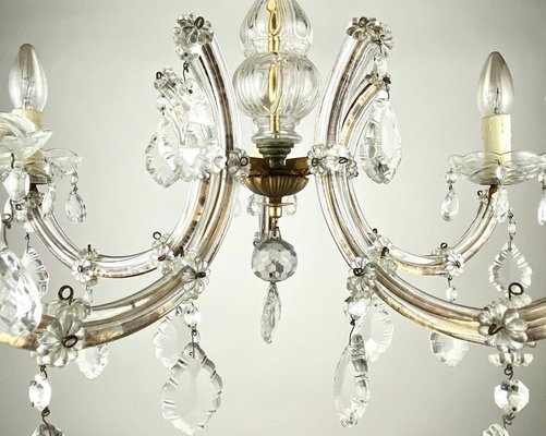 Lampadario Da Pranzo Retro Argento E14 Vetro 3-Fiamma Lampadario Da Pranzo Retro Argento E14 Vetro 3-Fiamma
