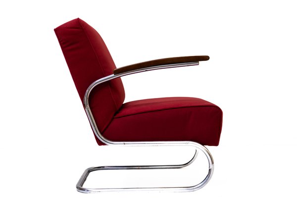 S411 Steel Pipe Chair by Willem Hendrik Gispen for Thonet for sale