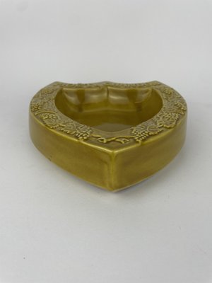 Yellow Glazed Ceramic Ashtray from Moët & Chandon, France, 1990s