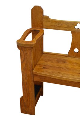 Narrow 2024 oak bench
