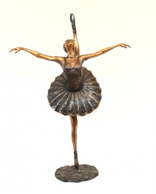 French Bronze Ballerina Ballet Dancer Statue for sale at Pamono