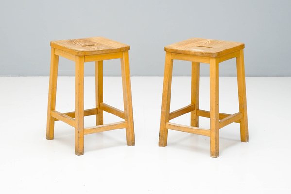 Vintage lab stools discount