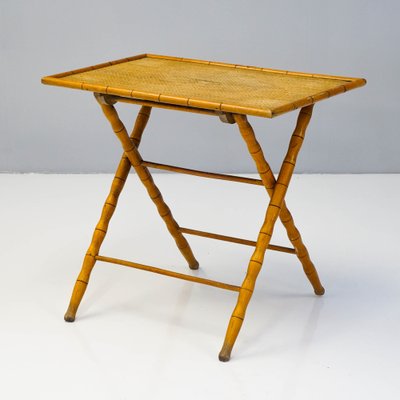 Folding Table in Bamboo