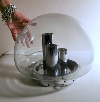 Norm huisvrouw Inademen Space Age German Ball Table Lamp in the style of Doria-Werk, 1963 for sale  at Pamono