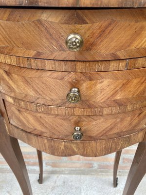 Pair of Louis XVI Style 5 Drawer Stands Pair of Louis XVI Style 5 Drawer Stands