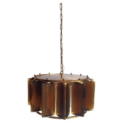 Mid century store drum chandelier