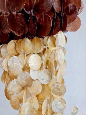 Hanging capiz shell lamp deals