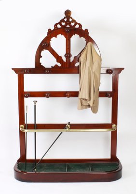19th Century Victorian Hall Umbrella Coat Stand for sale at Pamono