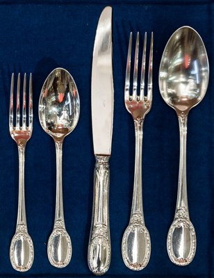 Sterling Silber Besteck Set, 1880, 252er Set bei Pamono kaufen