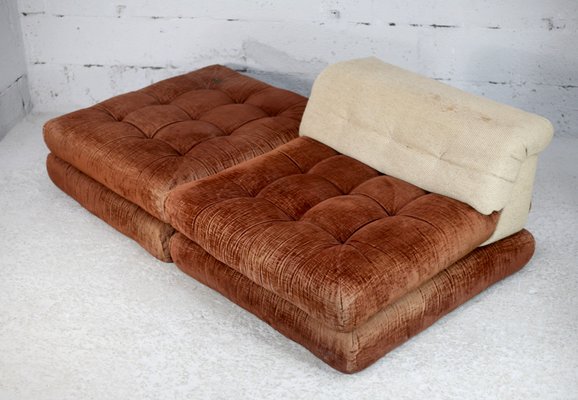 French Mah Jong Sofa by Hans Hopfer for Roche Bobois 1970s