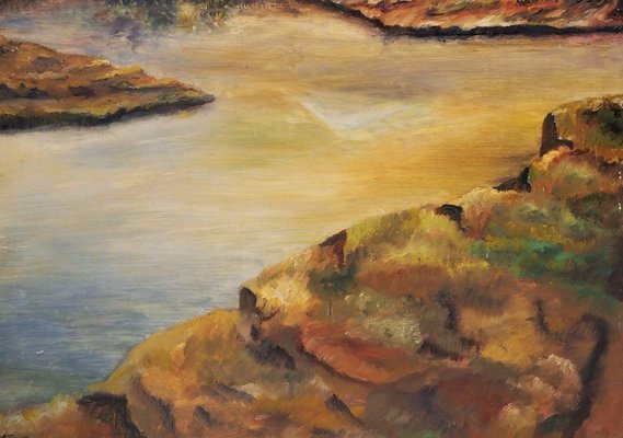 絵画 REVERIE 200-10 Reverie Landscape, Oil on Board for sale at Pamono