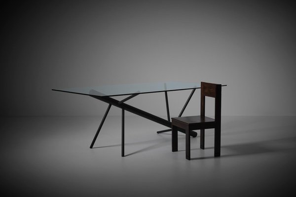 Acanto Dining Table by Enzo Mari for Zanotta, 1930s for sale at Pamono