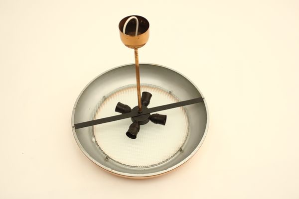 Czech Bauhaus Style Ceiling Light By Josef Hurka For Napako 1930s