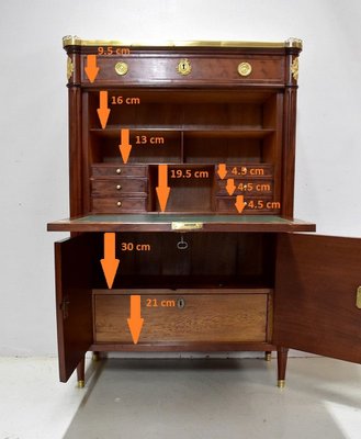 Mahogany sale secretary desk