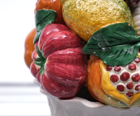 Italian Ceramic Fruit Baskets by Bassano Zortea, Italy, 1958 Italian Ceramic Fruit Baskets by Bassano Zortea, Italy, 1958