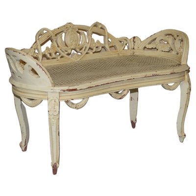 Antique French Window Seat Bench, 1880 for sale at Pamono