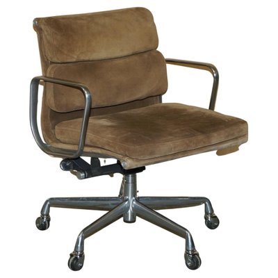 Suede Softpad Office Chair 1996 for sale at Pamono