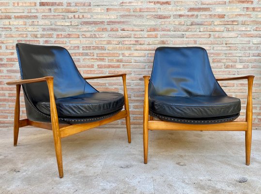 Lounge Chairs by Ib Kofod Larsen 1950s Set of 2 for sale at Pamono