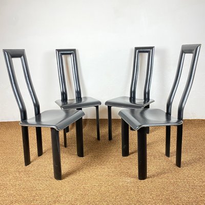 Regia Chairs by Antonello Mosca for Ycami Collection, 1980s, Set