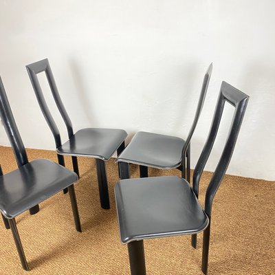 Regia Chairs by Antonello Mosca for Ycami Collection, 1980s, Set