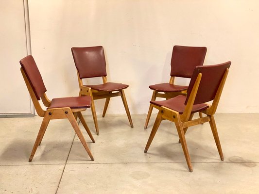 Mid century dining chair sale set of 4