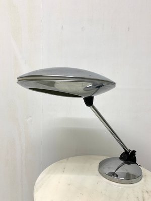 Lampada da scrivania o da comodino vintage di Aluminor, Francia, anni '50  in vendita su Pamono