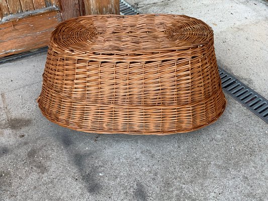 Rustic Wood Basket, 1940s for sale at Pamono