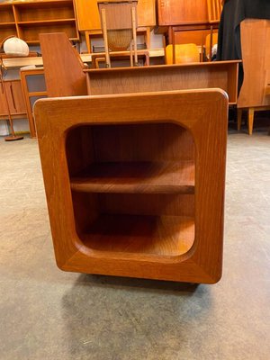 Mid Century Telephone Side Table in Teak 1960s