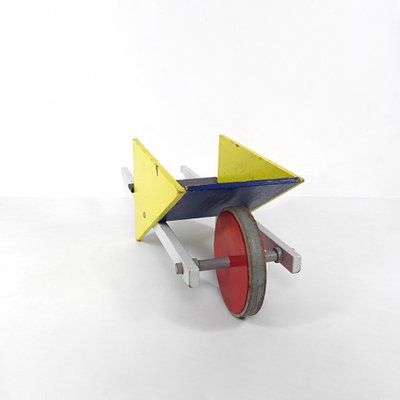 De Stijl Children's Wheelbarrow by Gerrit Rietveld for Van De