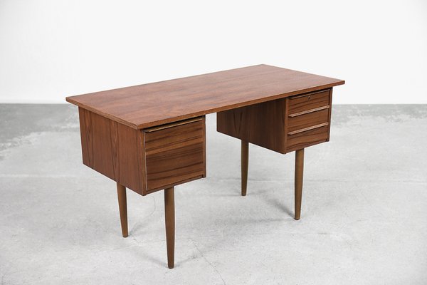 Modern on sale teak desk